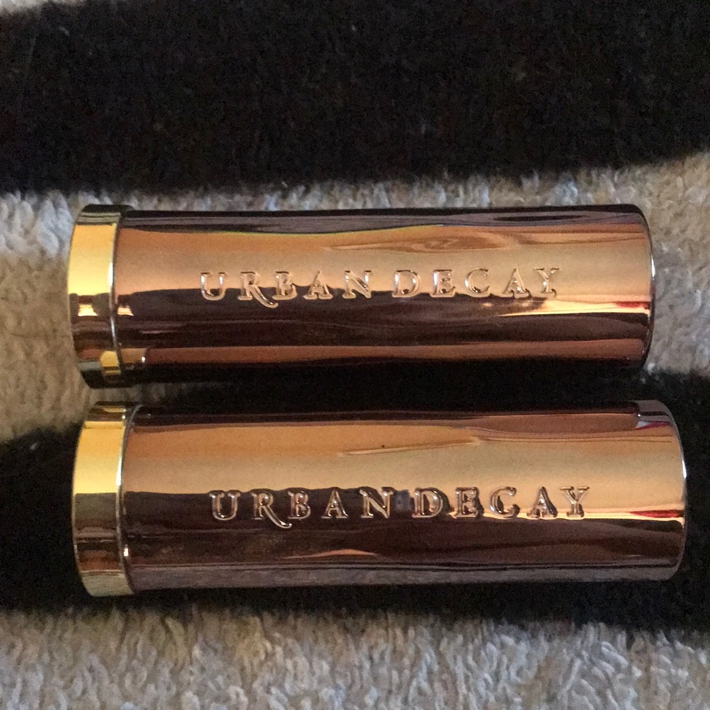 Three Urban Decay lipsticks